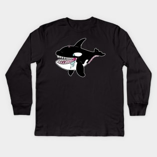 Dorka Whale Kids Long Sleeve T-Shirt